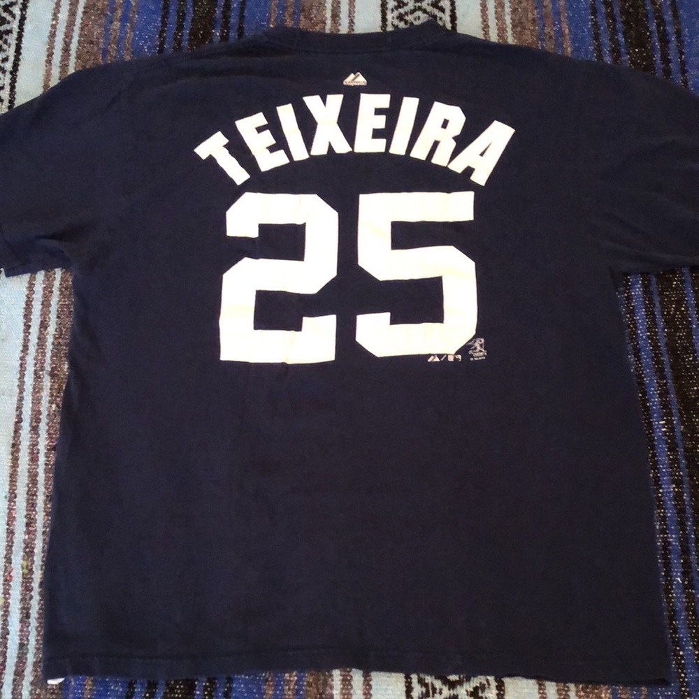 New York Yankees Mark Teixeira Mens Tee Shirt